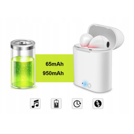 85166BEZWIRKELKOPFHÖRER i7S TWS POWERBANK
