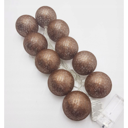 TX07315-11 KUGELN 10 LED BRONZE
