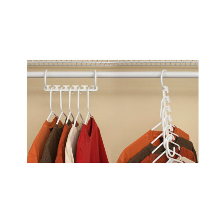 BB69 Kleiderbügel-Organizer für den Kleiderschrank, 8-teiliges Set 
