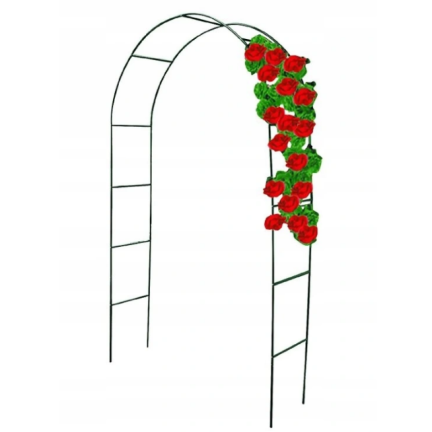 PERG-N3214 Gartenbogen Metallbogen für Rosen Blumen Zweige 240cm