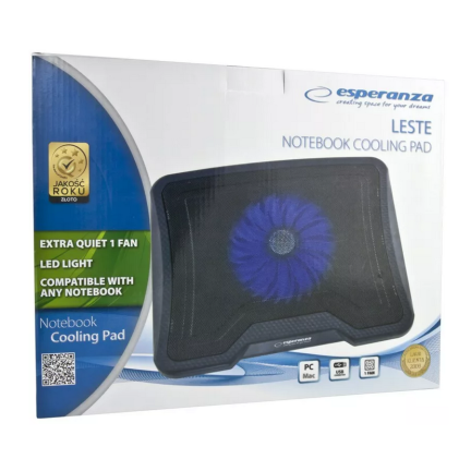 ES185 LESTE Laptop-Kühlkissen LED 15.6'' 