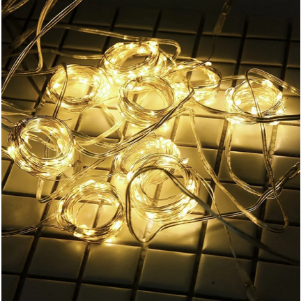 DC-27 LICHTVORHANG 3X3M WEISSE WARME LICHTER WEIHNACHTSDEKORATION
