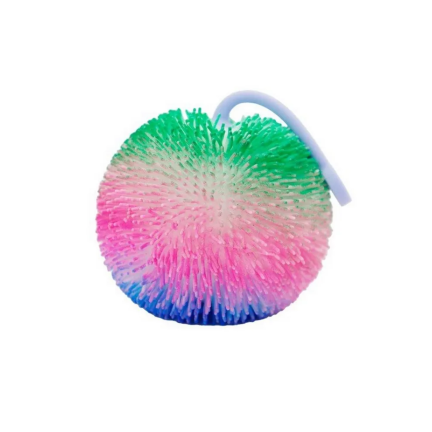 LED-Knetball, leuchtender Sensorball mit Noppen, „Flashing Squirrel“, verschiedene Farben