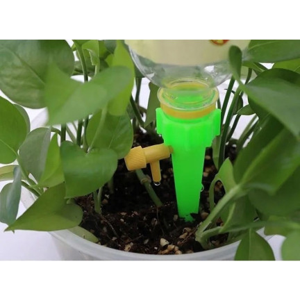 TG64374 BEWÄSSERUNGSGERÄT WASSERSPENDER FÜR BLUMENTOPF PFLANZEN MIT WASSERHAHN 10PCS.