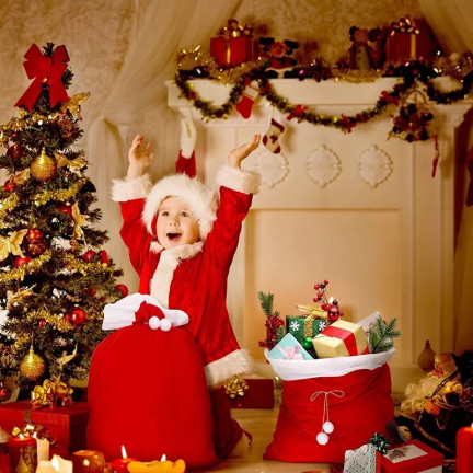 PP38 ÖKO-WEIHNACHTSMANN-SACK FÜR GESCHENKE-WEIHNACHTSMANN-SÄCKE