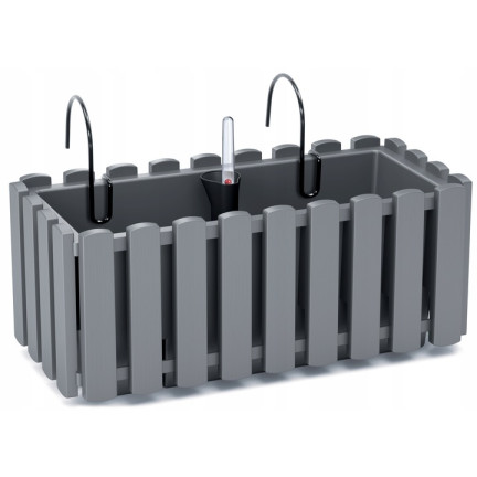 DDEF400W-405U BALKONTEICHKASTEN 38cm MIT GRIFFEN grau Feuchtigkeitsmesser Stein
