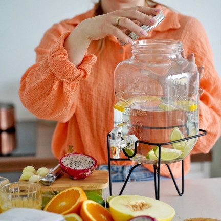 DUC1036 Gefäß mit Wasserhahn auf dem Boden 4L für LEMONITE WATER