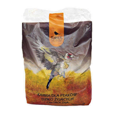 TUR5 Schwarz Sonnenblumenkerne Futtermischung für Vögel im Winter 1 kg
