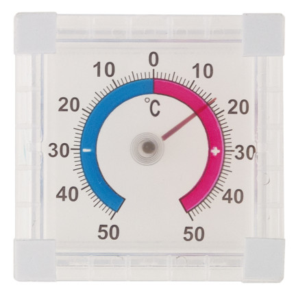 SS56 SELBSTKLEBENDES RUNDES AUSSENTHERMOMETER AUS ACRYL
