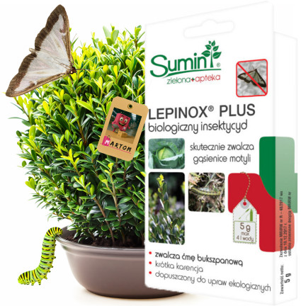 SUM31 Lepinox Plus Insektizid Bekämpft Buchsbaumzünsler-Raupen Sumin 5 g