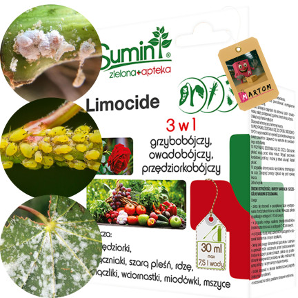 SUM33 Limocide 30 ml, 3-in-1-Mittel, Insektizid und Fungizid, gegen Spinnmilben und Schädlinge
