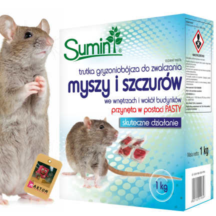 SUM58 SOFT GIFT 1KG SUMIN FÜR NAGER MÄUSE RATTEN GIFT