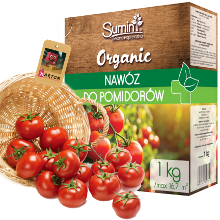 Organischer Dünger für Tomaten und Gemüse, Sumin Organic, 1 kg, BIO-Granulat