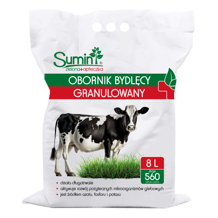SUM56 SUMIN RINDERMIST GRANULIERTER NATURDÜNGER STICKSTOFF PHOSPHOR KALIUM 8L