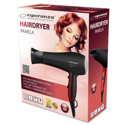 ES123 HAARTROCKNER 3-Stufen-Regelung + Kaltluftgebläse POWERFUL 2200W