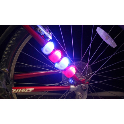 EOT011 LED FAHRRADLICHT VORNE UND HINTEN SILIKON ALYA