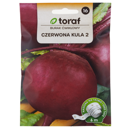 T8001 ROTE BETE AUF BAND ROTE KUGEL SAATBAND ROTE BETE SAMEN 6M
