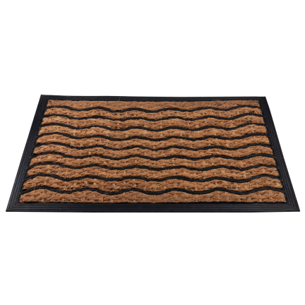 TAM7630 Schuhmatte für den Eingangsbereich, rechteckig, aus Kokosfaser und Gummi, 40 x 60