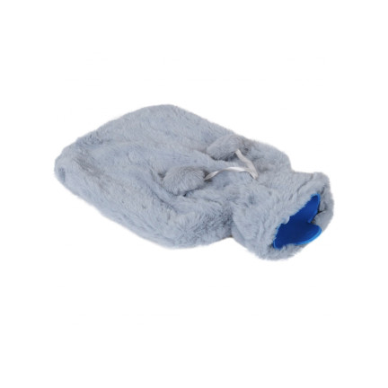 TG71400 Gummi-Thermofor mit Deckel, Plüschheizung mit Überbrückung, für Wasser 1,5l