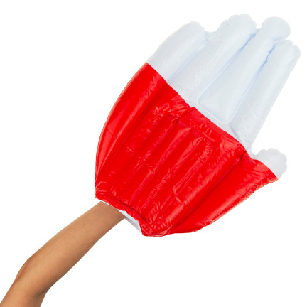 TG17362 POLEN FAN HANDSCHUH GROSSE AUFBLASBARE PFOTE