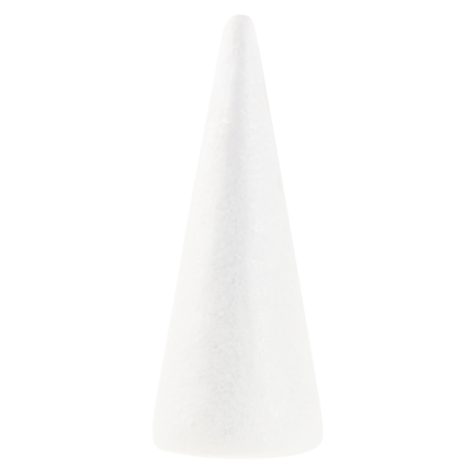 TG70315 Polystyrolkegel Polystyrolkegel 25 cm Weihnachtsbaum groß zum Dekorieren 2 Stück