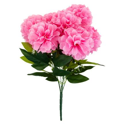 CV31148-3 DALIE BUNCH KÜNSTLICHE DALIA DALIA IN BUNCH Rosa FLOWERS SCHÖN WIE LIVE
