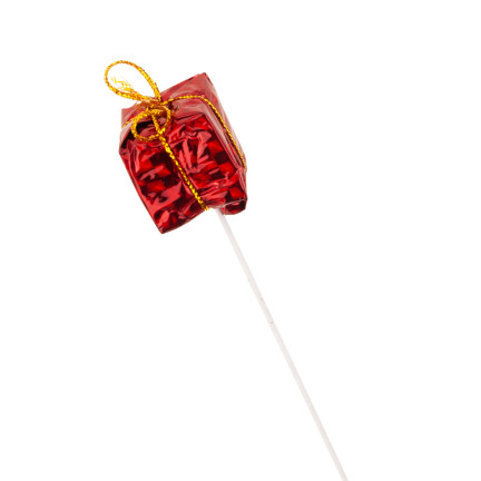 TG33329-3 GESCHENKE AUF GEFIEDERTEM DRAHT 12PCS ROT WEIHNACHTSDEKORATION