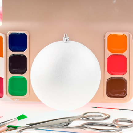 TG34726 STYROPORKUGELBOMBE MIT HALTER 15CM STYROPORKUGELBOMBEN