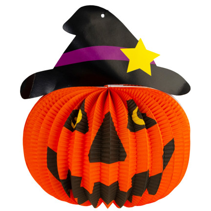 TG38920 HALLOWEEN KÜRBIS HÄNGENDE DEKORATION GROSSE ANHÄNGER