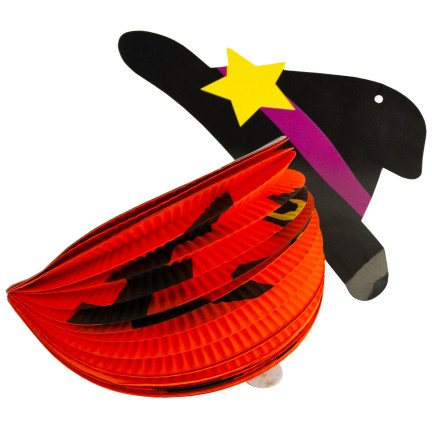 TG38920 HALLOWEEN KÜRBIS HÄNGENDE DEKORATION GROSSE ANHÄNGER