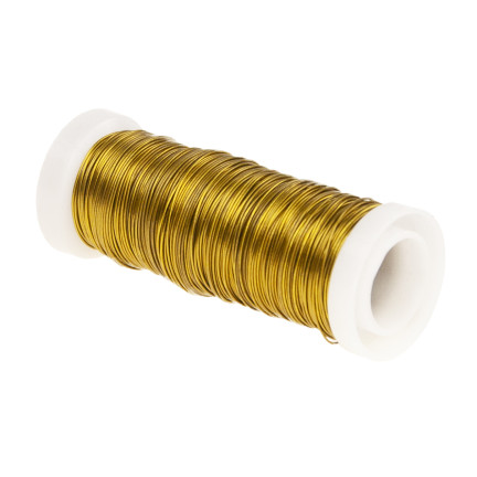 TG42174-2 FLORISTISCHER DEKORATIVER DRAHT GOLD