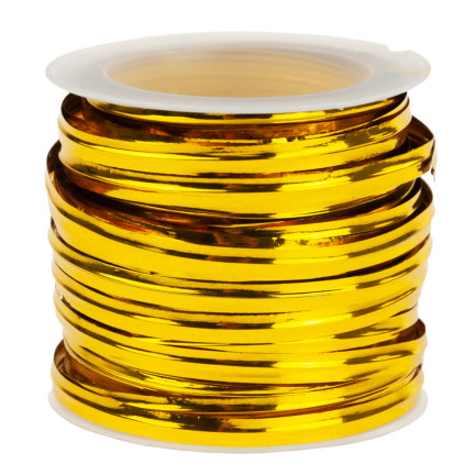 TG42193-2 DEKORATIVER DRAHT 15M BLUMENDRAHT GOLD
