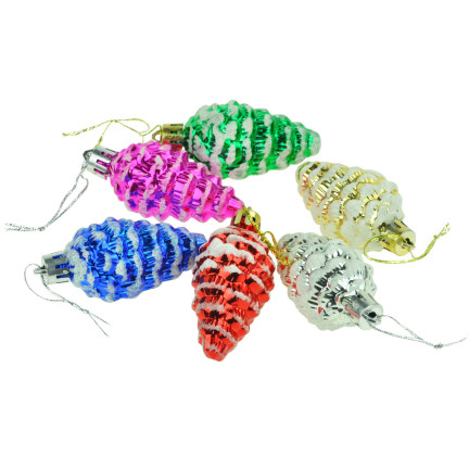 TG44018 Christbaumschmuck-Anhänger 6er-Pack für Tafelaufsatz