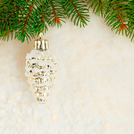 TG44018 Christbaumschmuck-Anhänger 6er-Pack für Tafelaufsatz