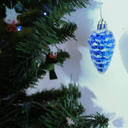 TG44018 Christbaumschmuck-Anhänger 6er-Pack für Tafelaufsatz