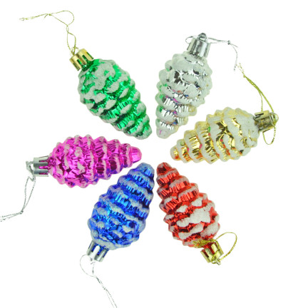 TG44018 Christbaumschmuck-Anhänger 6er-Pack für Tafelaufsatz