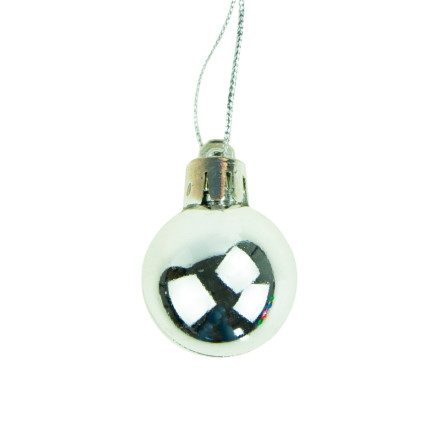 TG44046-14 BUNTE WEIHNACHTSBAUMKUGELN SATZ VON 24 STÜCK 3CM RETRO DEKORATIONEN