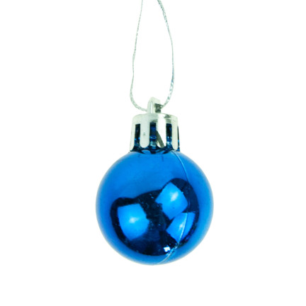 TG44046-14 BUNTE WEIHNACHTSBAUMKUGELN SATZ VON 24 STÜCK 3CM RETRO DEKORATIONEN