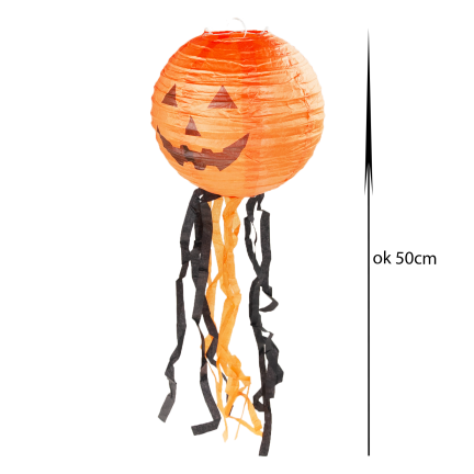 TG44485 KÜRBISLATERNE HÄNGENDE DEKORATION HALLOWEEN DEKORATION