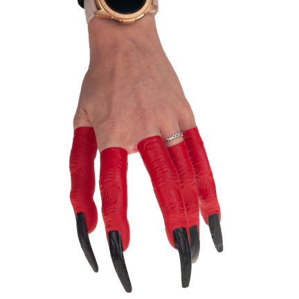 TG44532 GEFÄLSCHTE FINGER KRALLEN BLUT HALLOWEEN VERKLEIDUNG
