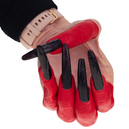 TG44532 GEFÄLSCHTE FINGER KRALLEN BLUT HALLOWEEN VERKLEIDUNG