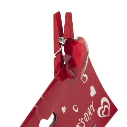 TG44598 DEKORATION CLIPS HERZEN HERZEN DEKORATIVE CLIPS VALENTINSTAG HOCHZEIT