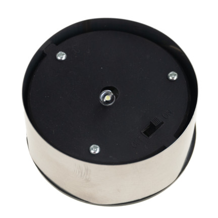 TG45633 SOLAR-GARTENLEUCHTEN LED-SÄULEN-SOLAR-GRÜN INOX silber