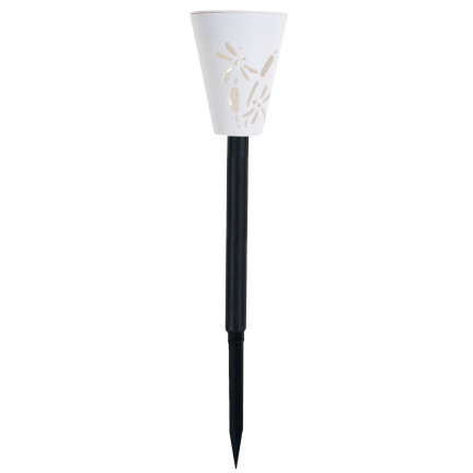 TG45634 SOLAR GARTENLAMPE ANGETRIEBEN WEISS KALT FARBE