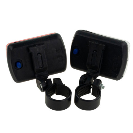 TG47904 BIKE LIGHTS komplett vorne Satz hinten WEISS ROT