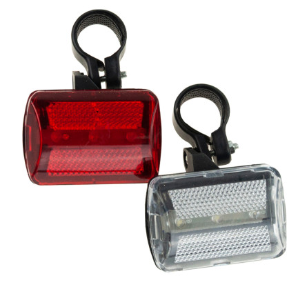 TG47904 BIKE LIGHTS komplett vorne Satz hinten WEISS ROT