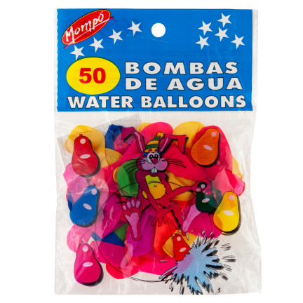 TG48073 WASSERBOMBEN WASSERBALLONS FARBE LUFTBALLONS SATZ VON 50PCS