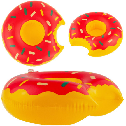 TG48118R BECHERHALTER DONUT ROSA DONUT SCHWIMMEND