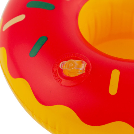 TG48118R BECHERHALTER DONUT ROSA DONUT SCHWIMMEND