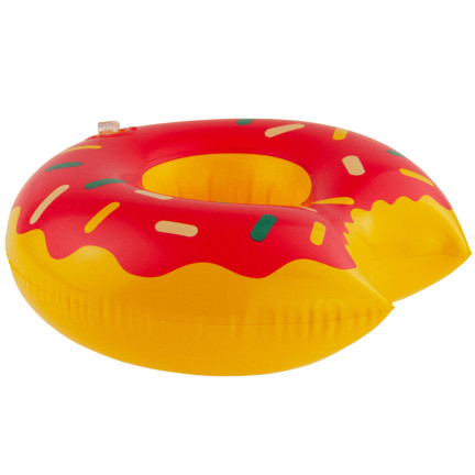 TG48118R BECHERHALTER DONUT ROSA DONUT SCHWIMMEND